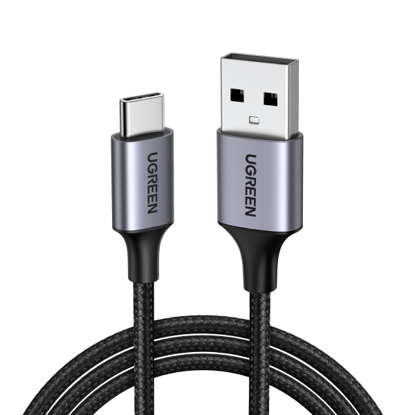 CÂBLE USB C,CABLE USB Type C [2M] Charge Rapide 3A Nylon Tressé