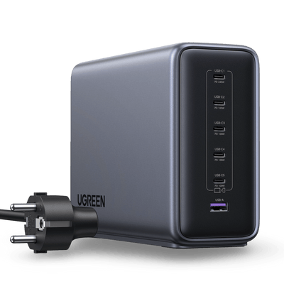 UGREEN Nexode 500W Chargeur rapide de bureau GaN 6 ports