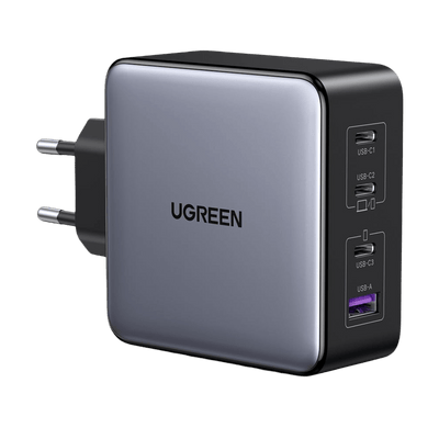 UGREEN Nexode X 160W USB C Chargeur Rapide 4 Ports GaNInfinity Prise USB C Compatible avec iPhone 16 Plus Pro Max 15 14 13 12 11 Galaxy PPS 45W S24 Ultra S23 S22 Pixel iPad MacBook Air Pro M3 M2 M1
