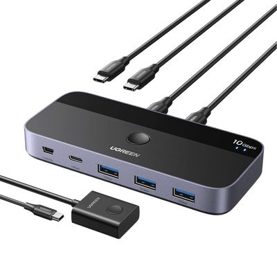 UGREEN Switch USB C 3.2 10Gbps 4 Ports USB Switch
