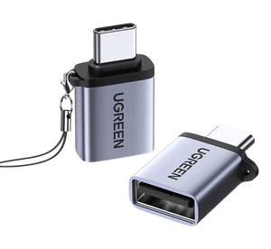 UGREEN Adaptateur USB C vers USB 3.0 OTG Lot de 2 Adaptateur USB Type C Male vers USB A Femelle Compatible avec iPhone 15 Plus Pro Max MacBook Pro Air iMac iPad Pro Galaxy Tab S9 S23 S22 Redmi Note 11