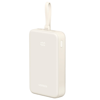 UGREEN Power Bank 20000mAh Charge rapide avec câble USB C intégré