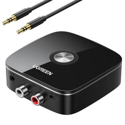 UGREEN Récepteur Bluetooth 5.0 Adaptateur Bluetooth HiFi sans Fil EDR Technologie avec 3.5mm