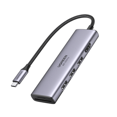 UGREEN Hub 6-en-1 USB C HDMI 4K 60Hz Adaptateur