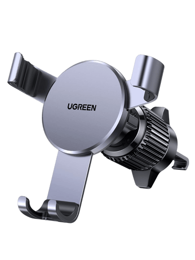 UGREEN Support Téléphone Voiture Gravité Grille Aération Porte Portable Smartphone Voiture (Gris)