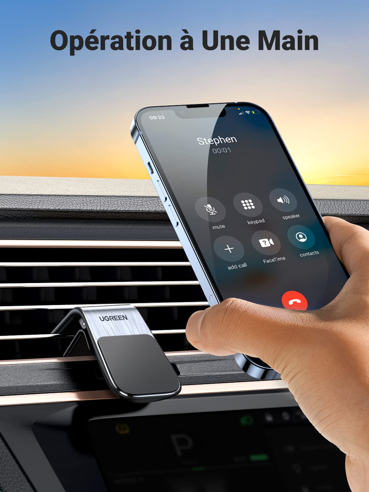 Support Téléphone Voiture Magnétique avec Aimant Puissant Porte Portable  Voiture Ventouse Rotation à 360 Degrés Compatible avec iPhone 14 14 Pro 14  Pro Max 13 12 Pro Max Galaxy S22
