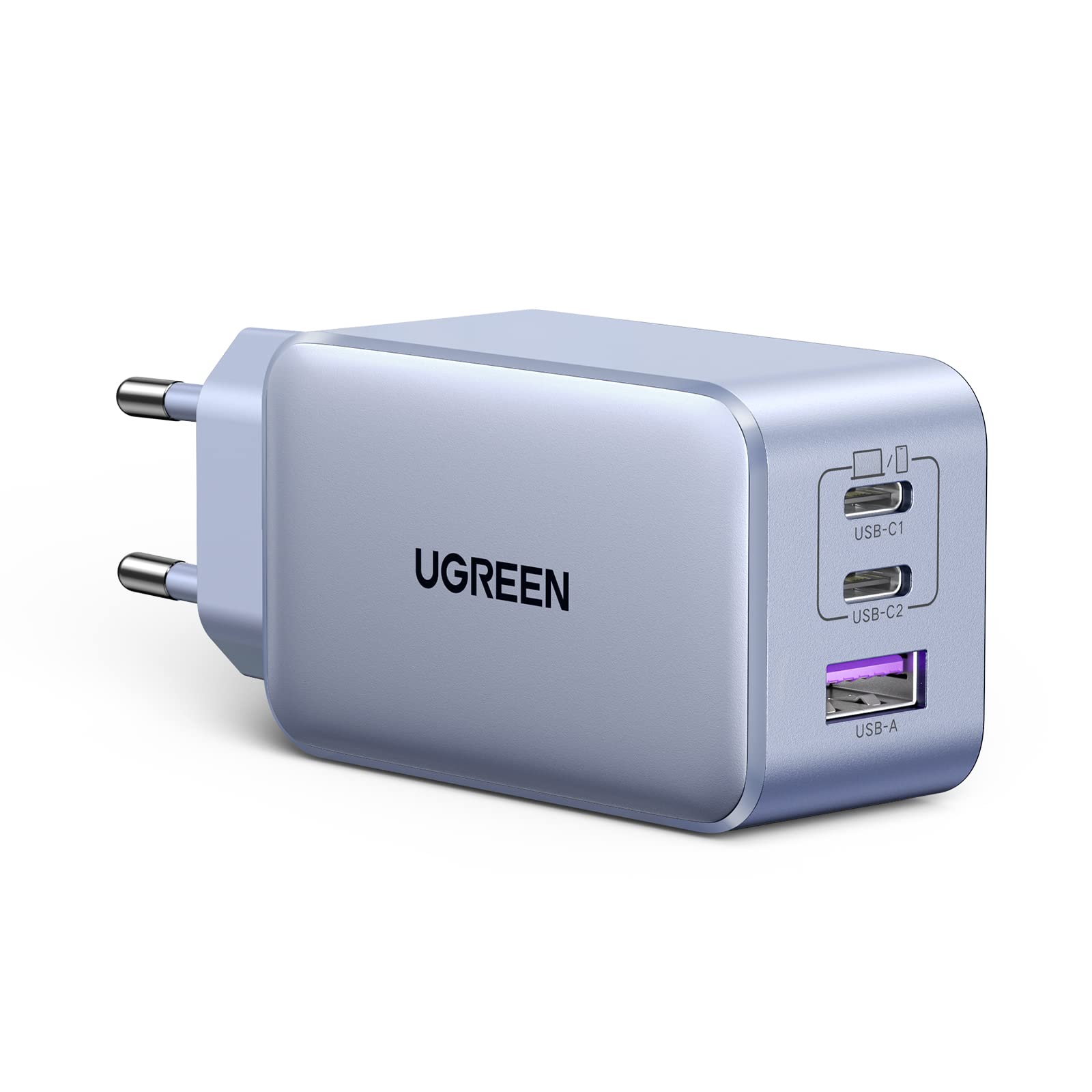 UGREEN Nexode 65W GaN Chargeur de Voyage USB C Adaptateur