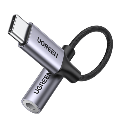 UGREEN Adaptateur USB C Jack 3.5mm Adaptateur couteurs Audio Puce DAC