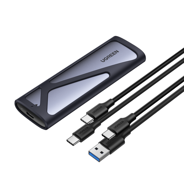 Boîtier externe pour SSD M2 SATA - USB-C 3.1 (10 Gbps)