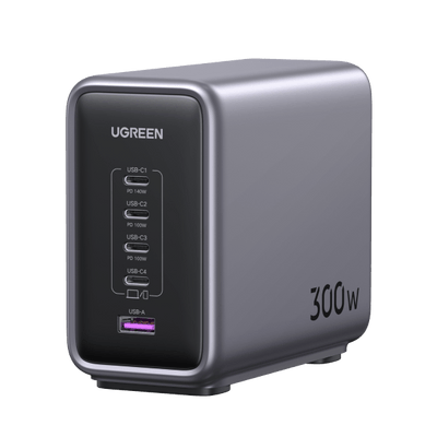 UGREEN Nexode 300W GaN Chargeur PD USB-C avec 5 ports