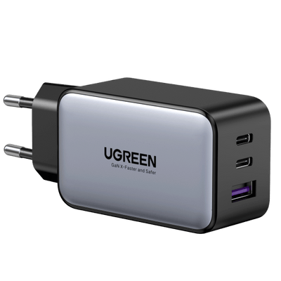 UGREEN Nexode Chargeur de Voyage 65 W 3 ports