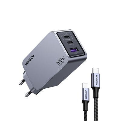 UGREEN Nexode Pro 100W avec USB C 60W câble 1M