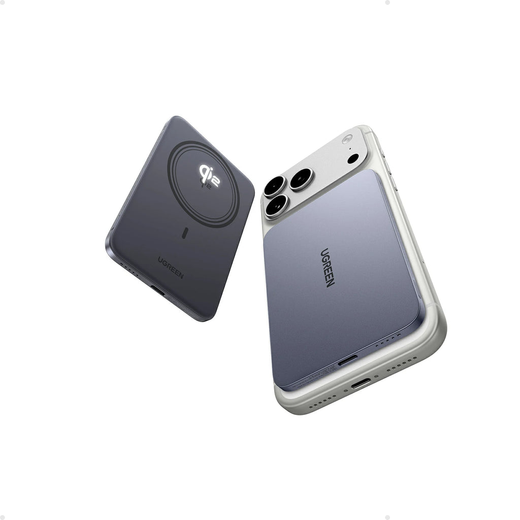 UGREEN MagFlow Air Batterie Externe Magnétique (5000mAh, Qi2 15W)