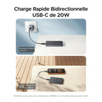 UGREEN MagFlow Air Batterie Externe Magnétique (5000mAh, Qi2 15W)