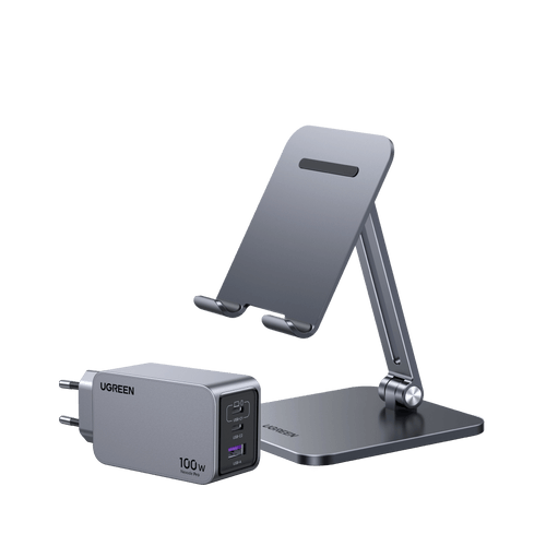 UGREEN Kit: Nexode RG 65W Chargeur avec Support Tablette