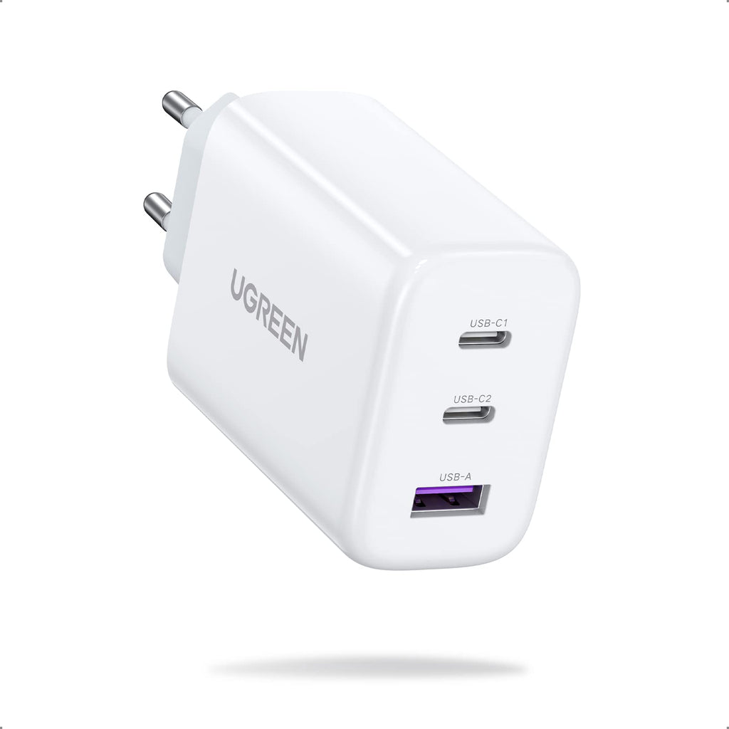 UGREEN 65W Chargeur USB C Rapide 3 Ports+60W USB C PD fast Charging Cable