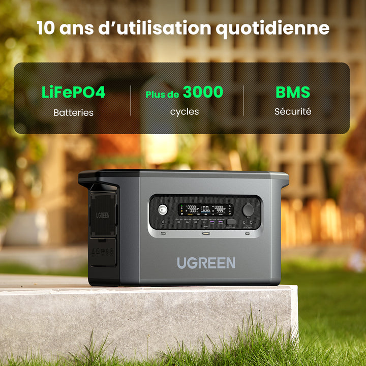 Ugreen GS2200 Portable Power Station Lifepo4 Battery Solar Generator