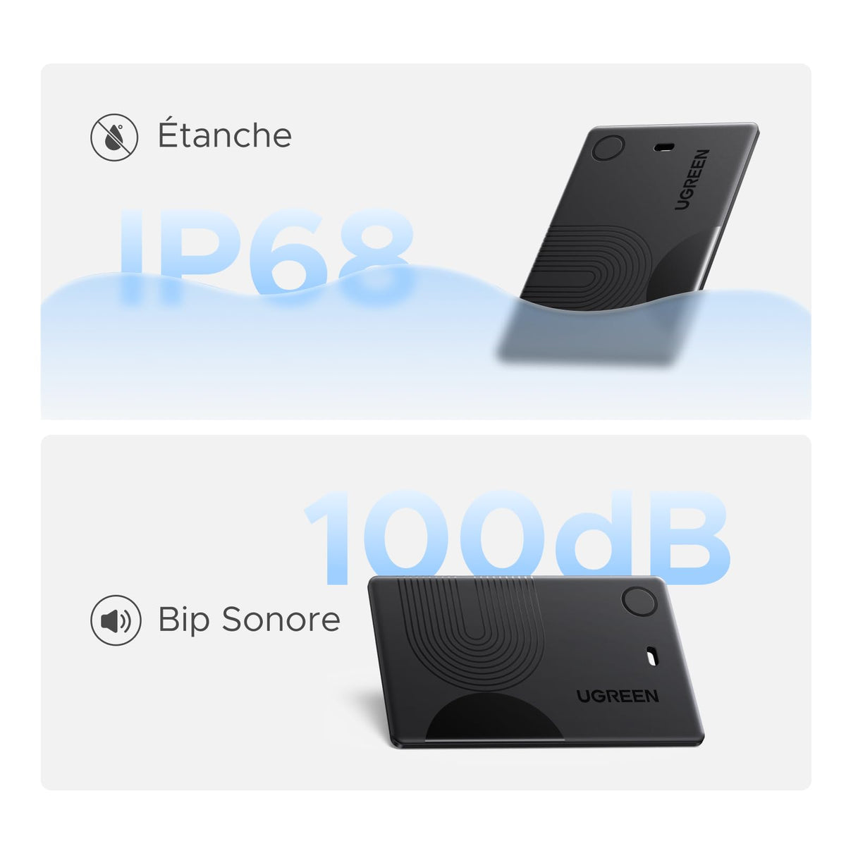 UGREEN FineTrack Slim Traceur Recharge sans Fil Finder iOS Uniquement