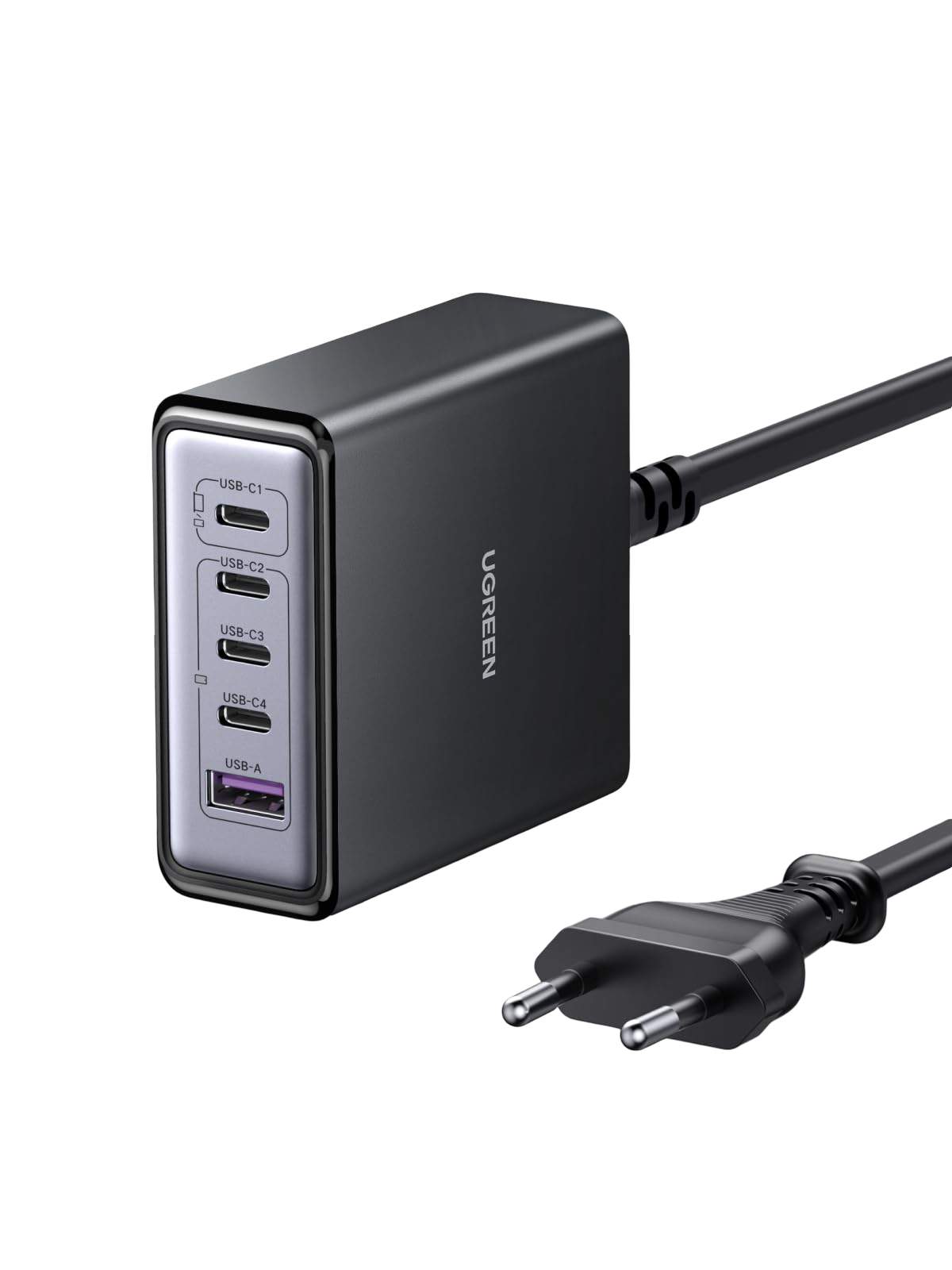 UGREEN Nexode 65W Chargeur rapide de bureau GaN 5 ports