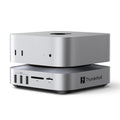 UGREEN Maxidok Station d’accueil Thunderbolt™ 5 10-en-1 pour Mac mini avec slot SSD M.2 NVMe, double affichage 6K pour Mac mini M4/M4 Pro