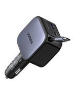 UGREEN Nexode Chargeur voiture 90W avec câble USB-C rétractable