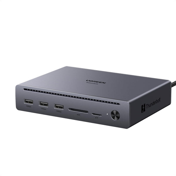 UGREEN Maxidok Station d’accueil Thunderbolt™ 5 10-en-1 avec Ethernet Gigabit – double affichage 6K/8K pour Mac et Windows
