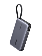 UGREEN Nexode Batterie Externe (20 000 mAh, 145 W, 3-en-1, Câble Intégré, Écran LED)