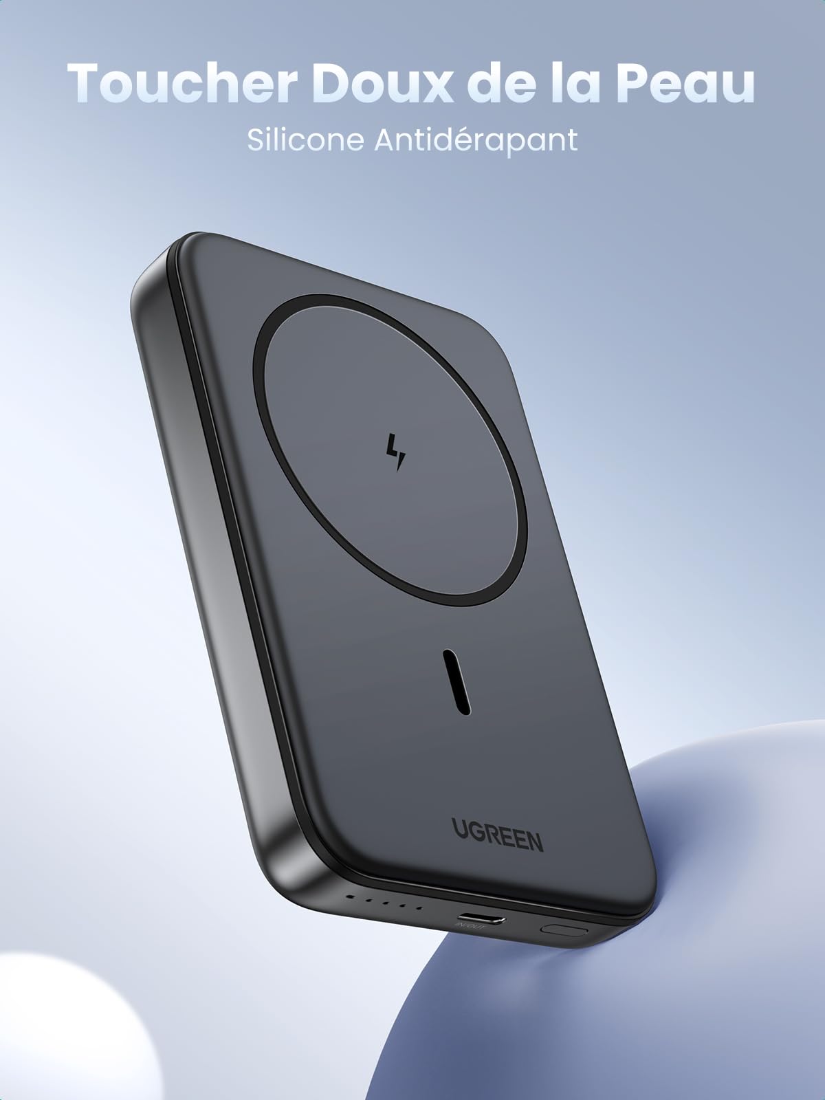 UGREEN Nexode Batterie Externe Magnétique10000mAh 20W -toucher doux de la peau