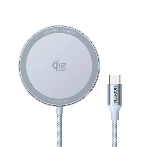 UGREEN MagFlow Chargeur Sans Fil Magnétique 25 W (Compatible MagSafe)