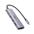 UGREEN Adaptateur Hub USB-C 6-en-1 (HDMI 4K@30Hz, PD 100W)
