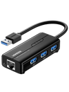 UGREEN Hub USB 3.0 Ethernet Adaptateur USB RJ45 Gigabit 1000 Mbps