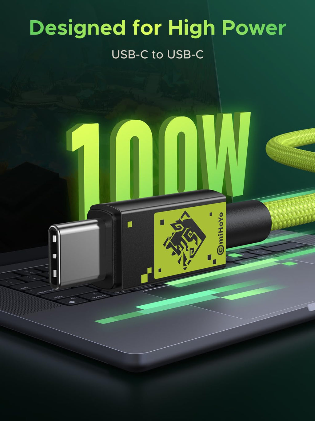 UGREEN Câble USB - C vers USB - C (Genshin Impact)