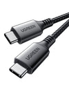 UGREEN Zapix Câble USB C 100W PD 20V 5A Charge Rapide Nylon Tressé (2M)