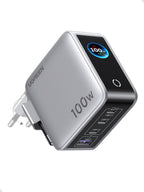 UGREEN Nexode Pro 100W Chargeur Rapide USB C 4 Ports avec Écran Intelligent | GaN Tech, Compatible avec iPhone 17 Pro Max Air 16 15 14 13 Galaxy S26 S25 Pixel 10 9 iPad MacBook Neo Air Pro M5 M4 M3 M2 M1