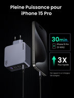 UGREEN Nexode Pro 160W 4-Port GaN Fast Chargeur