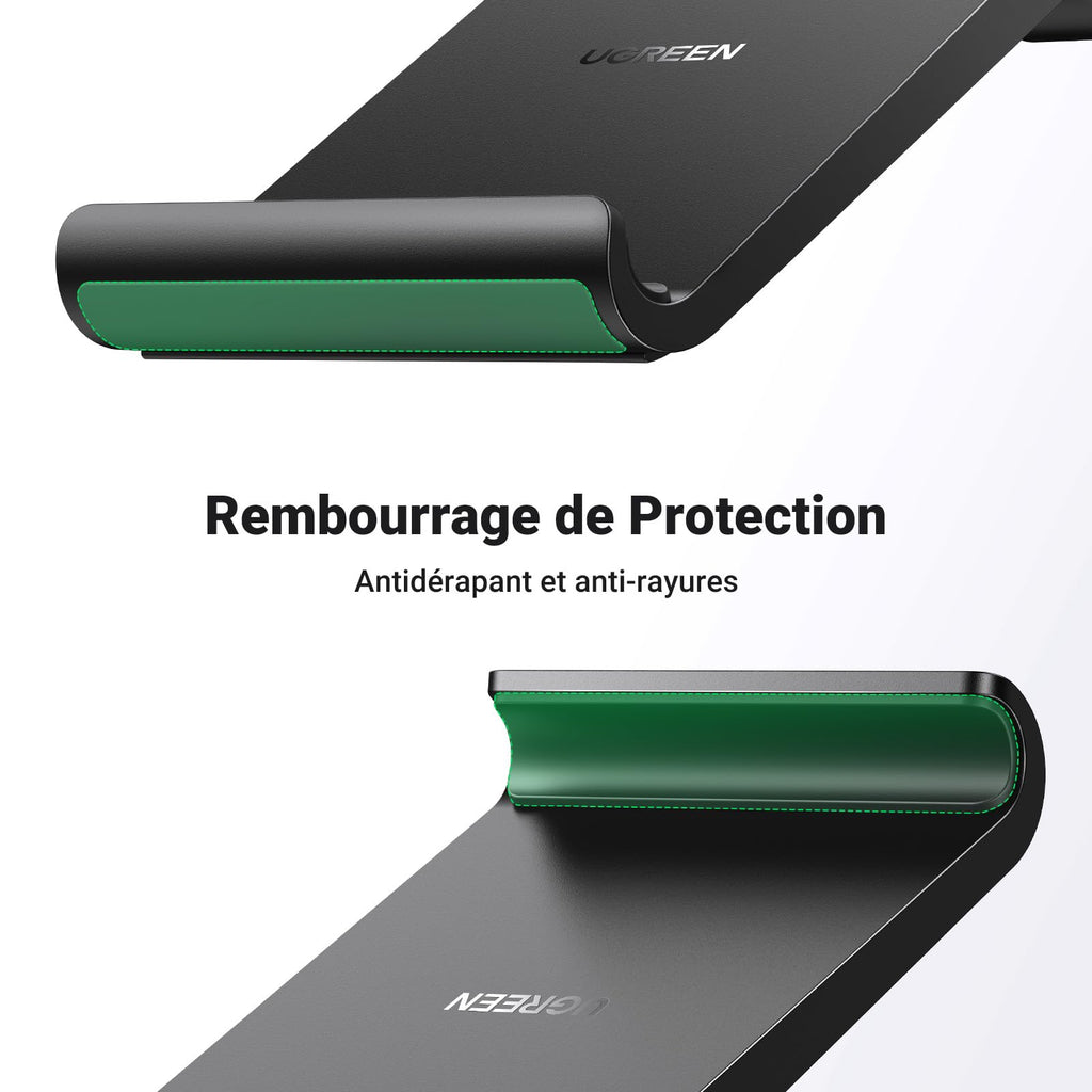 UGREEN Support Téléphone Bureau Réglable Pose Smartphone Pliable