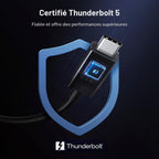 UGREEN Boîtier SSD M.2 NVMe 80 Gbps Compatible Thunderbolt 5 4