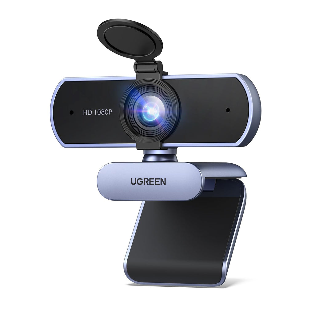 UGREEN Webcam Full HD 1080P 30FPS Caméra USB PC Mise au Point Fixe
