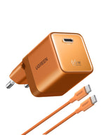 UGREEN Nexode Air 65W Chargeur USB C Rapide GaNInfinity avec Câble (Orange)