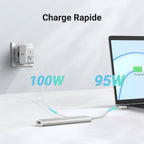 UGREEN Hub USB C 5 en 1 avec HDMI 4K 100W PD Charge 3 Ports USB 3.0 Adaptateur USB C