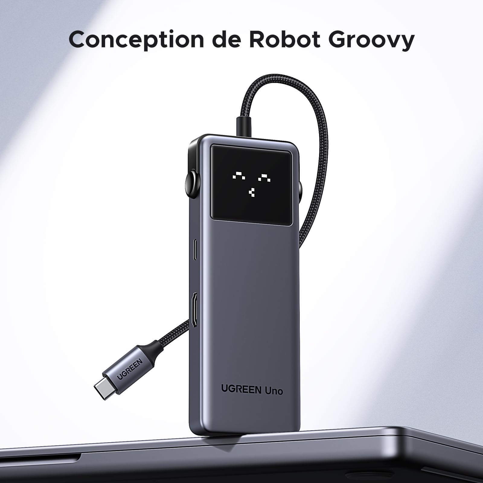 UGREEN Uno 10Gbps Hub USB C HDMI 4K 60Hz 100W PD Charge Adaptateur