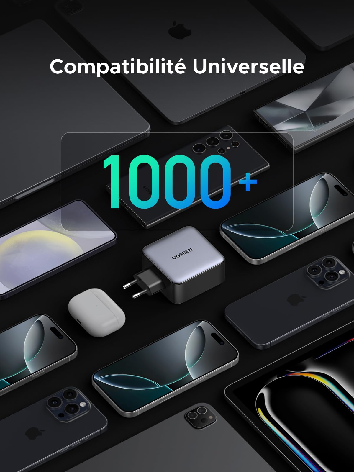 UGREEN Nexode 200W Chargeur USB C Rapide 140W PD 3.1 GaNInfinity
