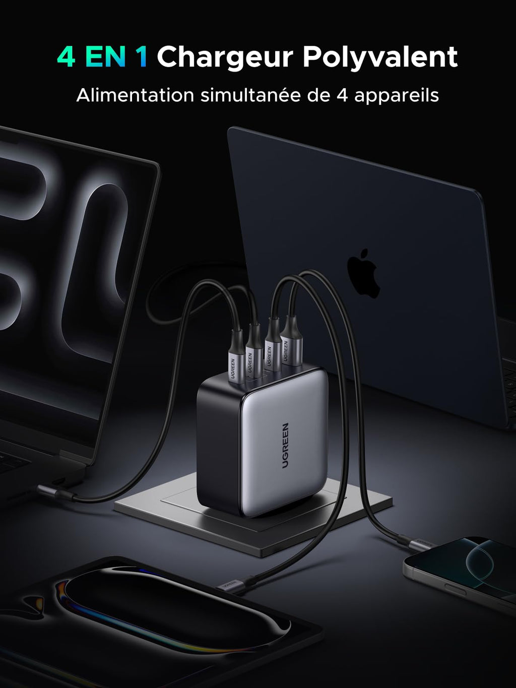 UGREEN Nexode 200W Chargeur USB C Rapide 140W PD 3.1 GaNInfinity
