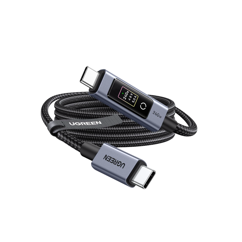 UGREEN Nexode Câble USB-C avec Écran Intelligent (240 W, PD 3.1, 1 m / 2 m)
