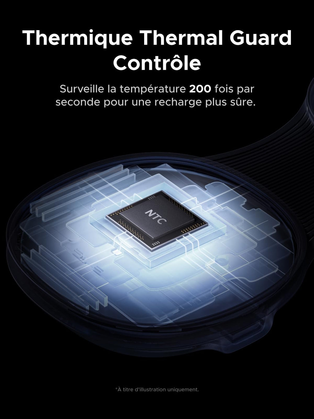 UGREEN MagFlow Qi2 25W Chargeur Induction 2 en 1 Pliable MagSafe