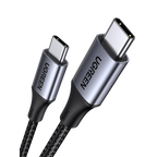 UGREEN Câble 240W USB C vers USB C PD 3.1 USB C Charge Ultra Rapide Nylon Tressé (2M)
