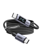 UGREEN Câble USB-C vers USB-C avec Écran LCD (PD 3.1 240W, 2 m)
