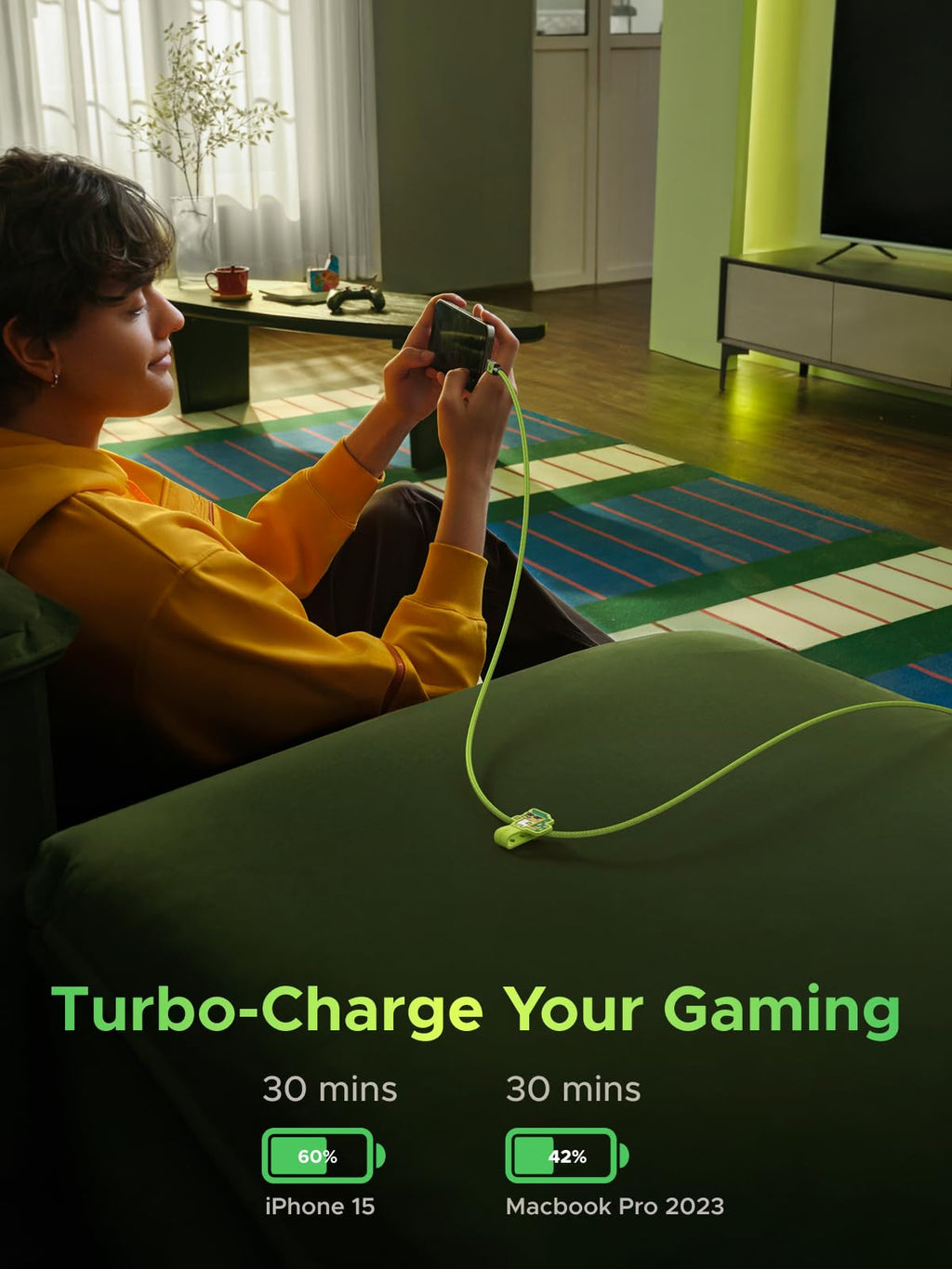 UGREEN Câble USB - C vers USB - C (Genshin Impact)