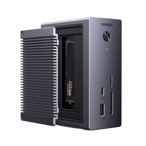 UGREEN Revodok Pro Station d’Accueil 10-en-1 (HDMI 4K@60Hz, USB 3.2 10 Gbps, PD 100 W)