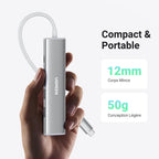 UGREEN Hub USB C 5 en 1 avec HDMI 4K 100W PD Charge 3 Ports USB 3.0 Adaptateur USB C